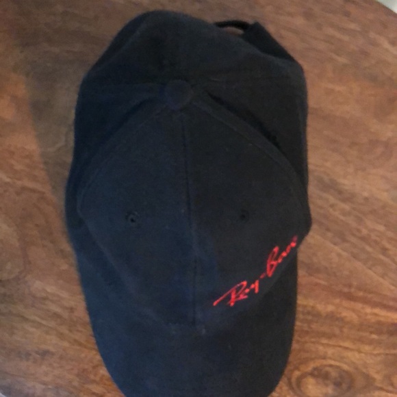 Ray-Ban Black 100% Cotton Adjustable Strap Cap Hat - Picture 5 of 8